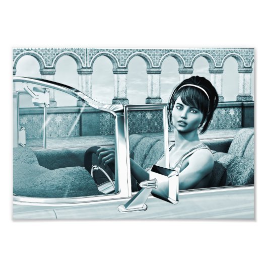  blauw foto afdruk (Voorkant)