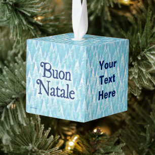 Blauw fractaal bos - Buon Natale Decoratie