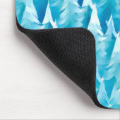 Blauw fractaal bos muismat (Hoek)