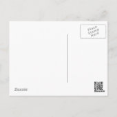 Blauw fractaal Briefkaart (Achterkant)