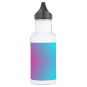 Blauw fractal met roze tinten waterfles (Links)