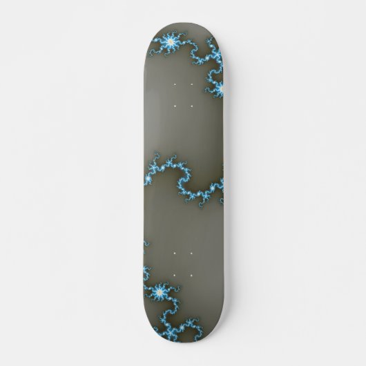 Blauw - Fractal Skateboard (Voorkant)