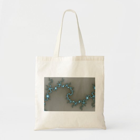 Blauw - Fractal Tote Bag (Voorkant)