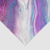 Blauw framboos abstract tissuepapier (Detail)