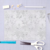  blauw Frans bloemmotief Tissuepapier (Craft)