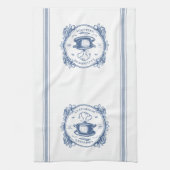 Blauw  Frans Koken Persoonlijke naam Theedoek (Verticaal)