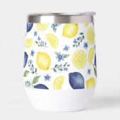 Blauw Frans land lemone patroon (Links)