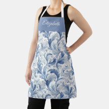 Blauw Frans land toile patroon naam