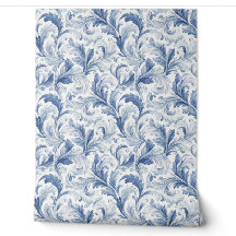 Blauw Frans land toilepatroon