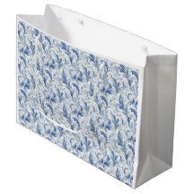 Blauw Frans land toilepatroon 