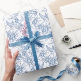 Blauw Frans Tijl Cadeaupapier