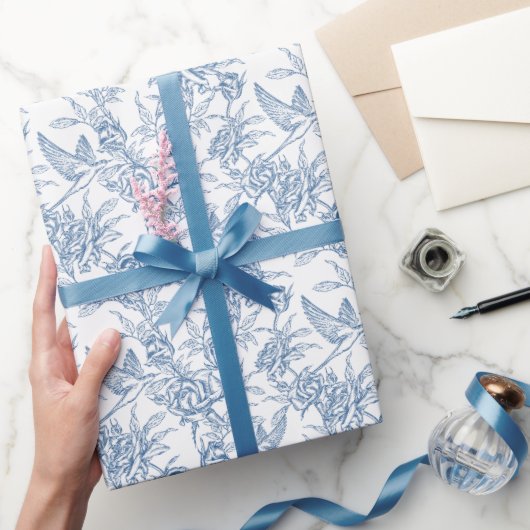 Blauw Frans Tijl Cadeaupapier (Geschenken)
