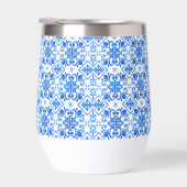 Blauw Frans Toile patroon (Rechts)
