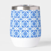 Blauw Frans Toile patroon (Voorkant)