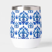Blauw Frans Toile patroon (Achterkant)