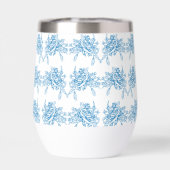 Blauw Frans Toile-patroon (Achterkant)
