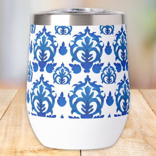 Blauw Frans Toile patroon