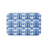 Blauw Frans Toile Patroon Badmat (Voorkant)