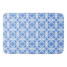 Blauw Frans Toile patroon
