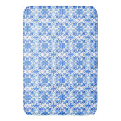 Blauw Frans Toile patroon Badmat (Voorkant Verticaal)