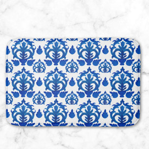 Blauw Frans Toile Patroon Badmat