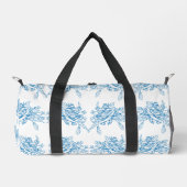 Blauw Frans Toile patroon Plunjezak (Voorkant)
