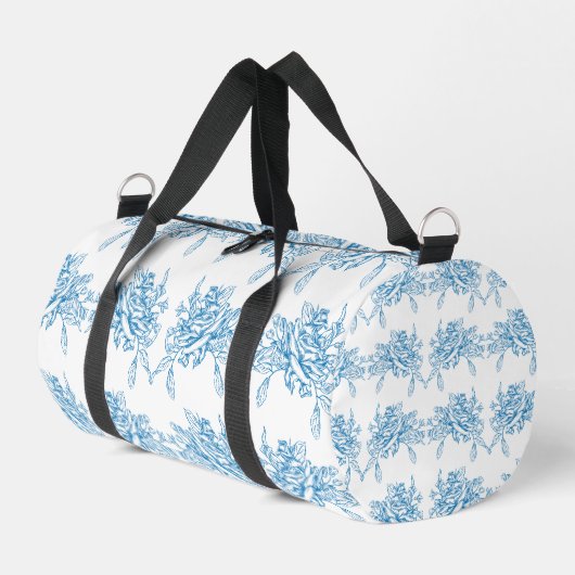 Blauw Frans Toile patroon Plunjezak (Linkerhoek)