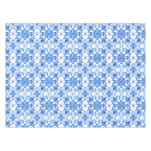 Blauw Frans Toile patroon Tafelkleed (Voorkant (Horizontaal))