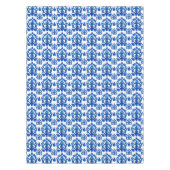 Blauw Frans Toile Patroon Tafelkleed (Voorkant)
