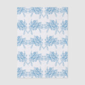 Blauw Frans Toile patroon Tissuepapier (Voorkant)