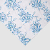 Blauw Frans Toile patroon Tissuepapier (Detail)