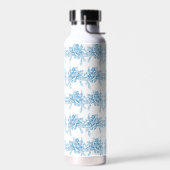 Blauw Frans Toile patroon Waterfles (Links)