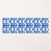Blauw Frans Toile Patroon Yogamat (Voorkant (horizontaal))