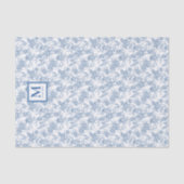 Blauw Frans toile Tissuepapier (Voorkant)