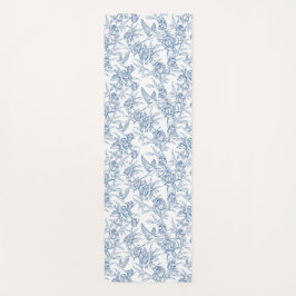 Blauw Frans Toile Yogamat