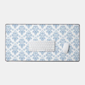 Blauw Frans Toilepatroon Bureaumat (Keyboard & Muis)