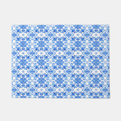 Blauw Frans Toilepatroon Deurmat (Voorkant)