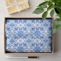 Blauw Frans Toilepatroon