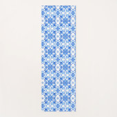 Blauw Frans Toilepatroon Yogamat (Voorkant)