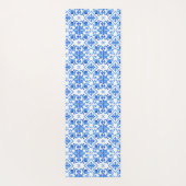 Blauw Frans Toilepatroon Yogamat (Achterkant)