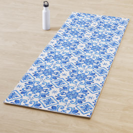 Blauw Frans Toilepatroon Yogamat