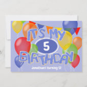 Blauw Frosting Uitsparingen Letters Cookies Jongen Kaart (Achterkant)