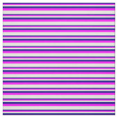 Blauw, Fuchsia en Beige Striped/Lined Pattern Stof (Swatch)
