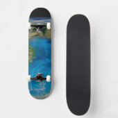 Blauw fytoplankton bloeit in het zwarte Zee Persoonlijk Skateboard (Voorkant)