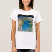 Blauw fytoplankton bloeit in het zwarte Zee T-shirt (Voorkant)