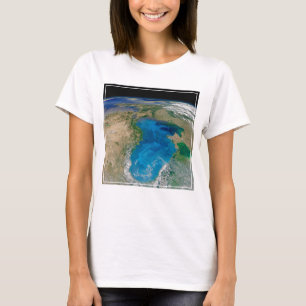 Blauw fytoplankton bloeit in het zwarte Zee T-shirt