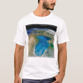 Blauw fytoplankton bloeit in het zwarte Zee T-shirt (Voorkant)