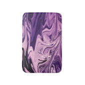 Blauw galaxpatroon badmat (Voorkant Verticaal)
