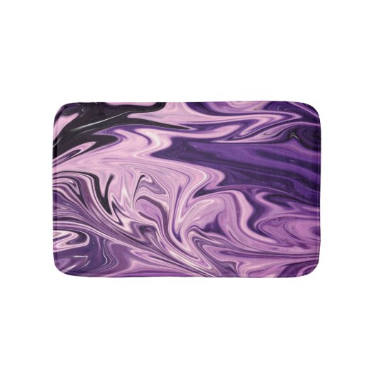 Blauw galaxpatroon badmat (Voorkant)