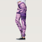 Blauw galaxpatroon leggings (Links)